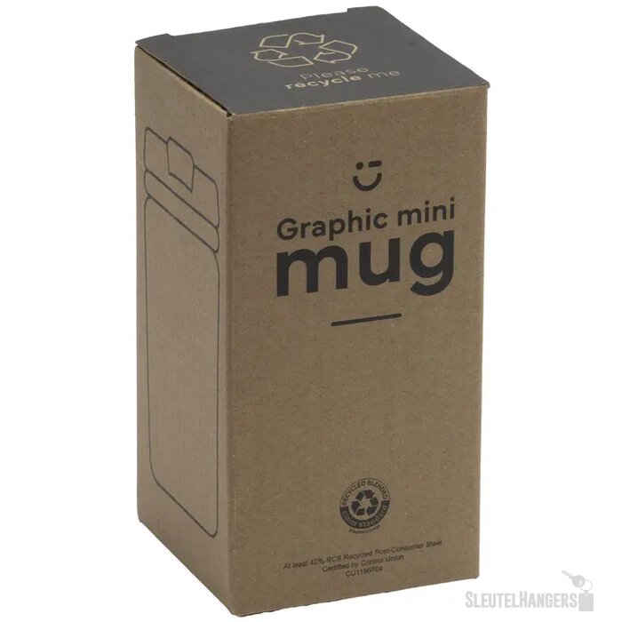 Mini Thermosbeker Recycled Steel (250 Ml) Blauw