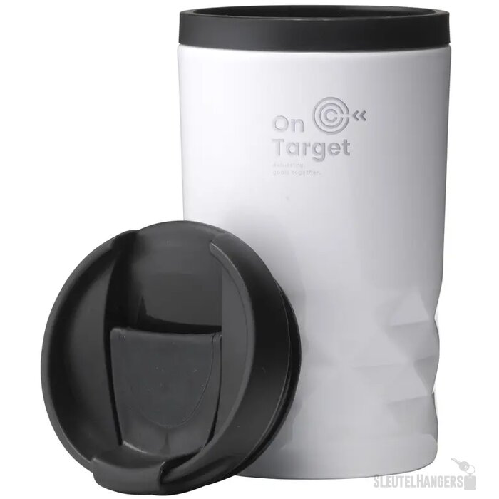 Mini Thermosbeker Recycled Steel (250 Ml) Wit