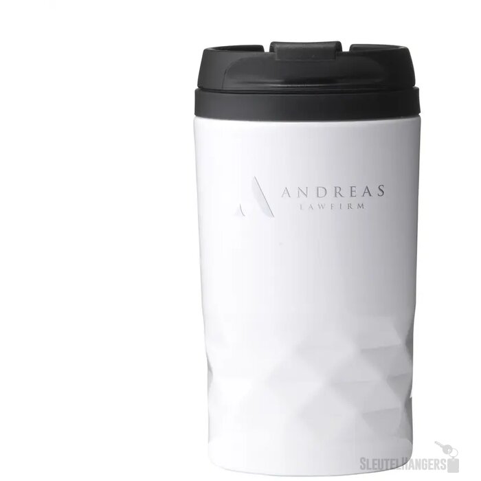 Mini Thermosbeker Recycled Steel (250 Ml) Wit