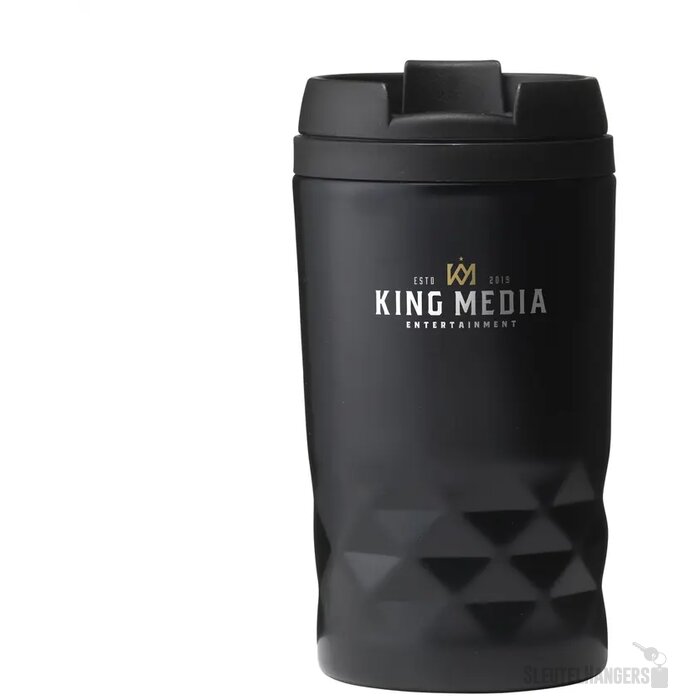 Mini Thermosbeker Recycled Steel (250 Ml) Zwart