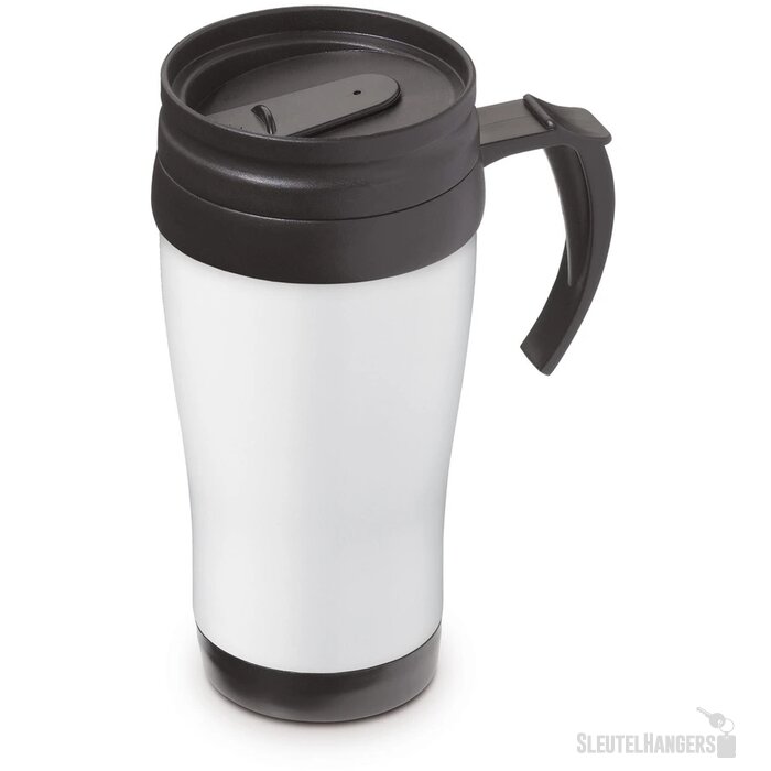 Auto thermosbeker (350 ml) Wit