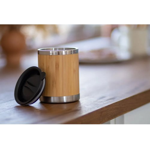 Duurzame thermosbeker (300 ml) Naturel