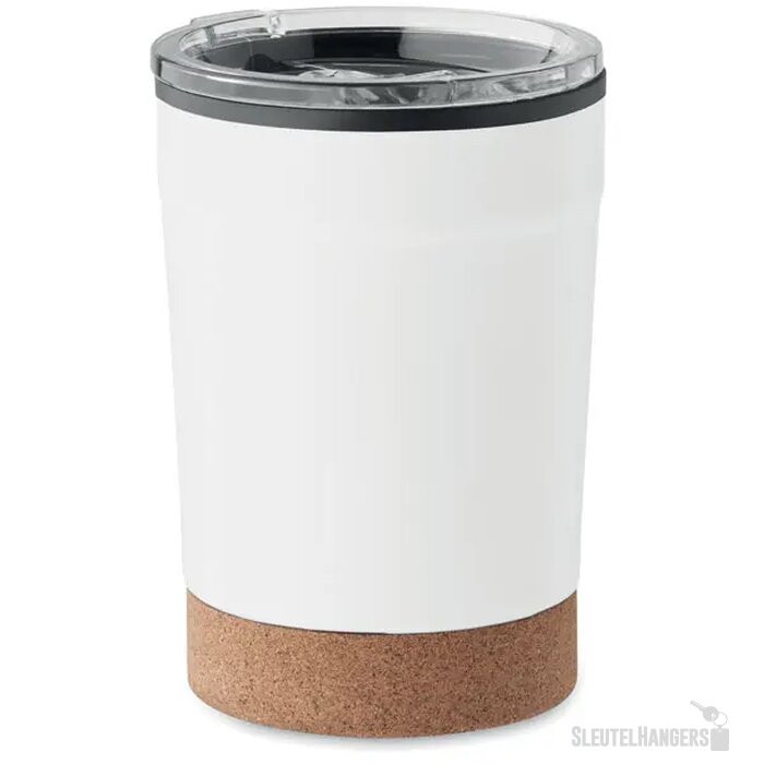 Dubbelwandige travel mug (300 ml) Wit