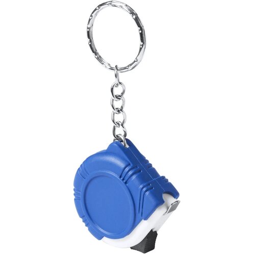 Mini Rolmaat Met Sleutelhanger Blauw