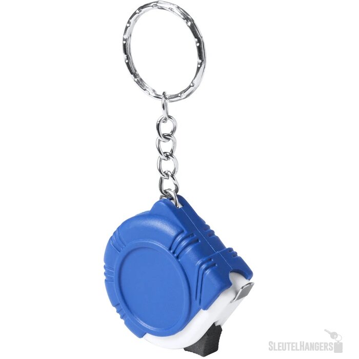 Mini Rolmaat Met Sleutelhanger Blauw