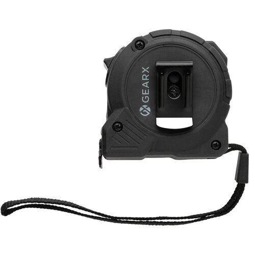 Gear X 5M meetlint met snel/langzaam retract zwart