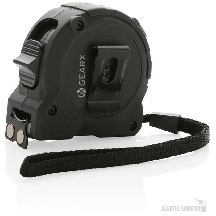 Gear X 5M meetlint met snel/langzaam retract zwart