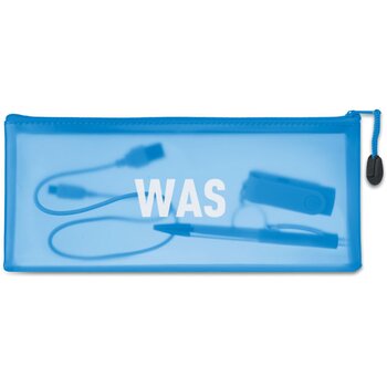 Doorzichtige etui Blauw Doorzichtige etui Blauw
