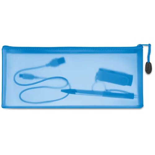 Doorzichtige etui Blauw