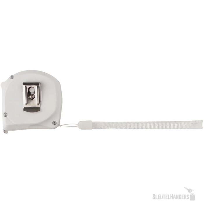 5M Rolmaat Met Bamboe Afwerking Wit