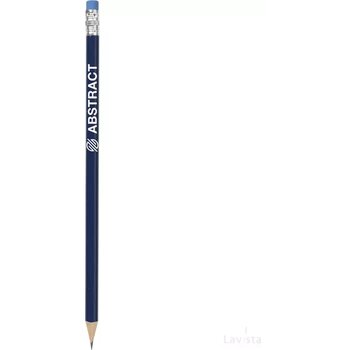 Geslepen Potlood Met Gekleurde Gum Blauw Geslepen Potlood Met Gekleurde Gum Blauw