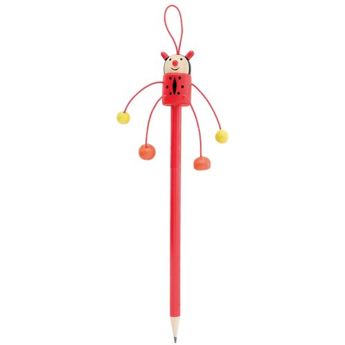 Potlood Met Leuk Figuurtje Rood