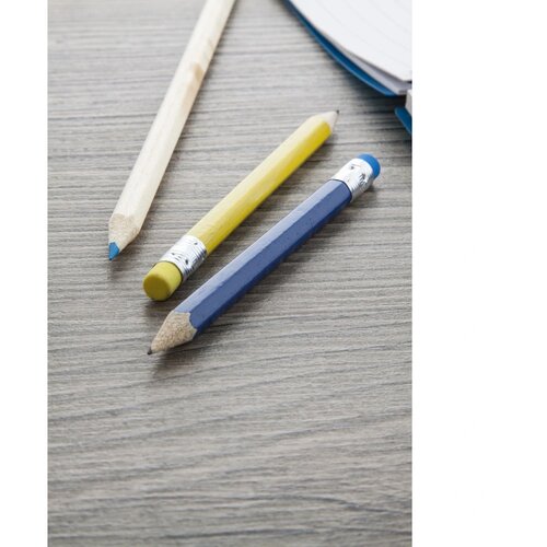 Mini Potlood Met Gum Geel