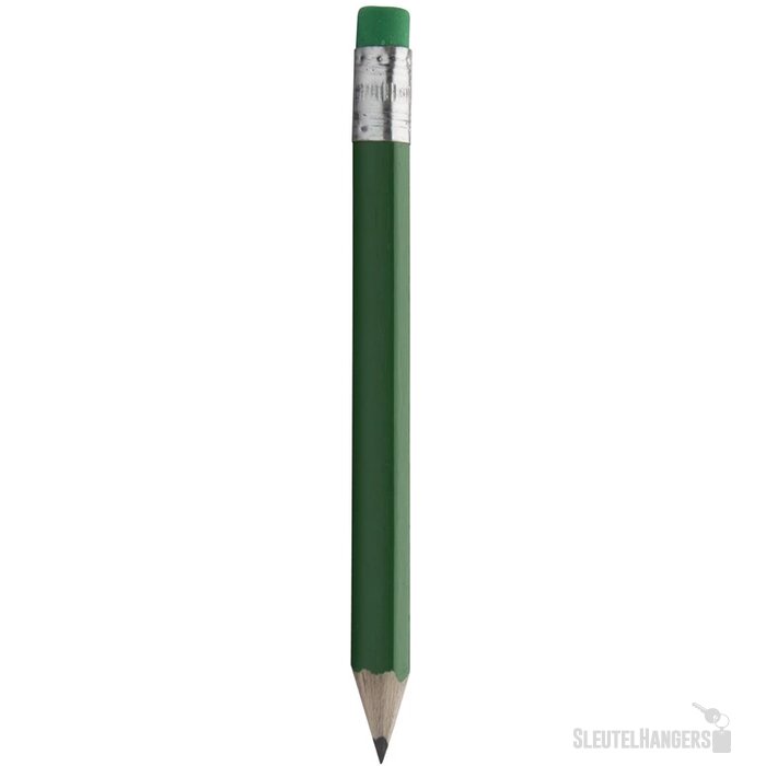 Mini Potlood Met Gum Groen