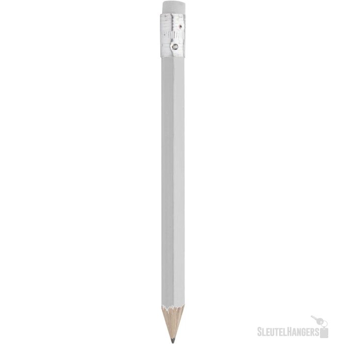 Mini Potlood Met Gum Wit