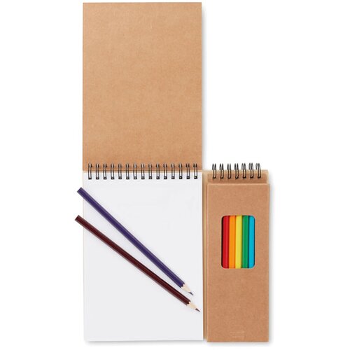 Complete kleurset voor kinderen Beige