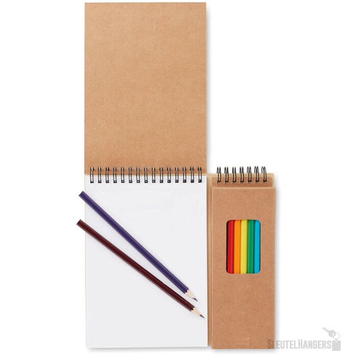 Complete kleurset voor kinderen Beige