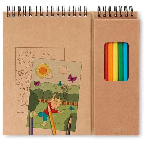 Complete kleurset voor kinderen Beige
