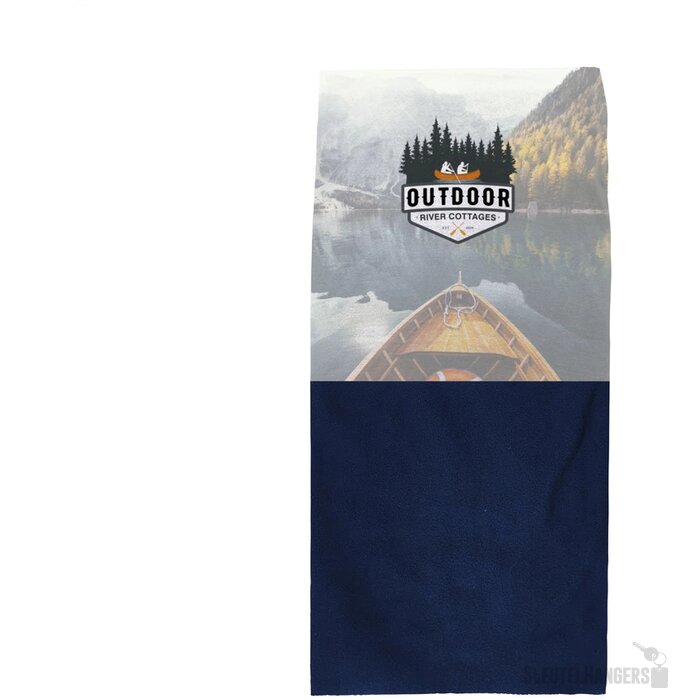 Bandana Fleece Multifunctionele Sjaal Marineblauw