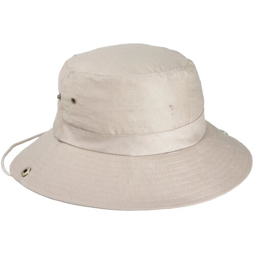 Safari Vissershoedje Met Touwtje Beige