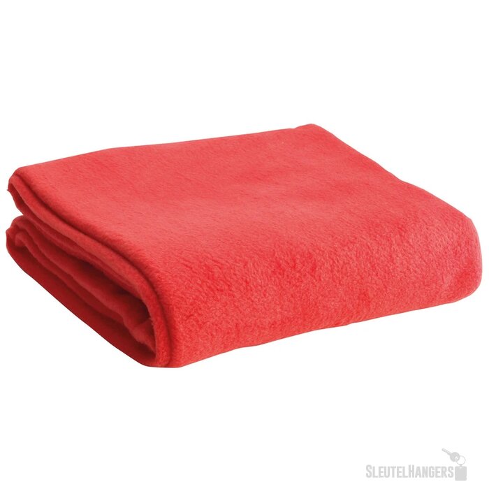 Goedkope fleece deken Rood