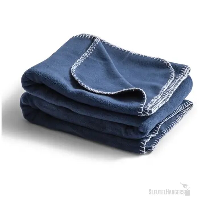 Plaid met stiksels Blauw