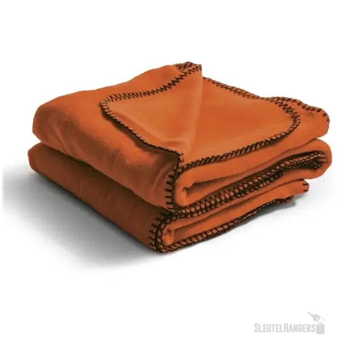 Plaid met stiksels Oranje