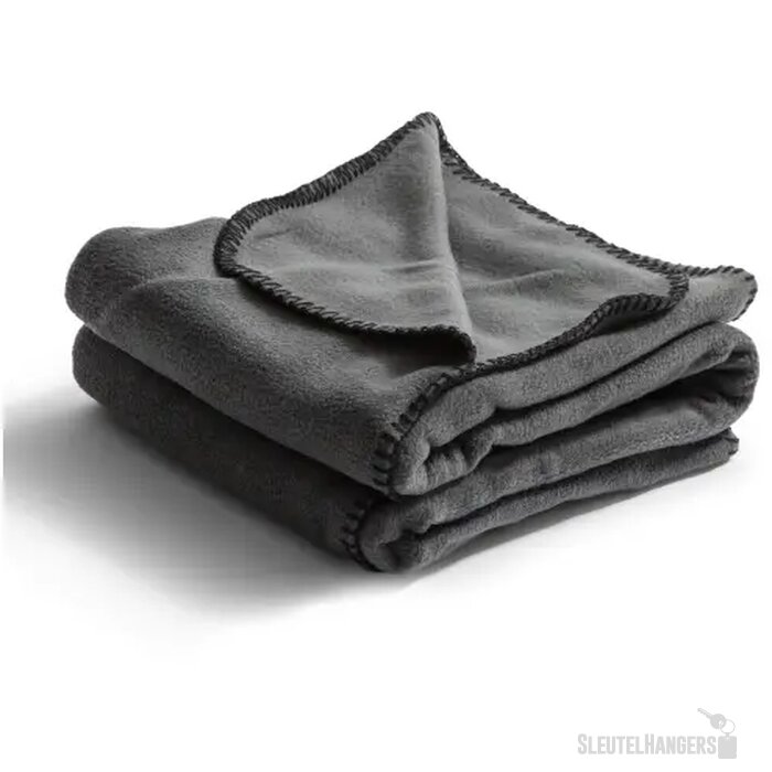 Plaid met stiksels Grijs