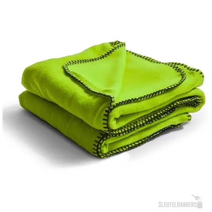 Plaid met stiksels Lichtgroen