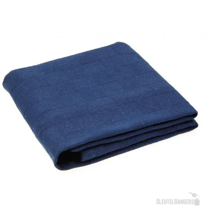 Katoenen theedoek Marine blauw