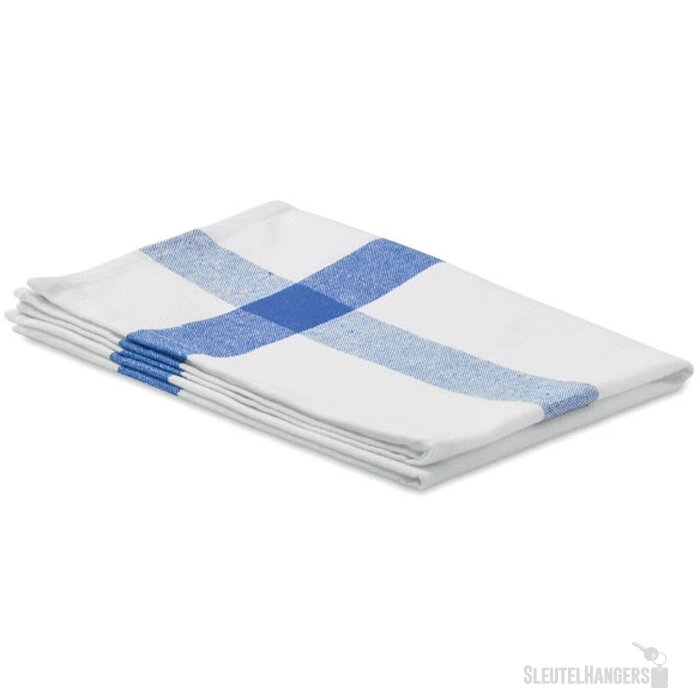 Gerecyclede theedoek Blauw