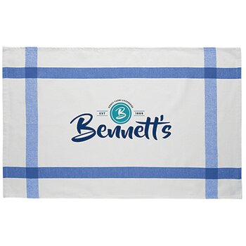 Gerecyclede theedoek Blauw