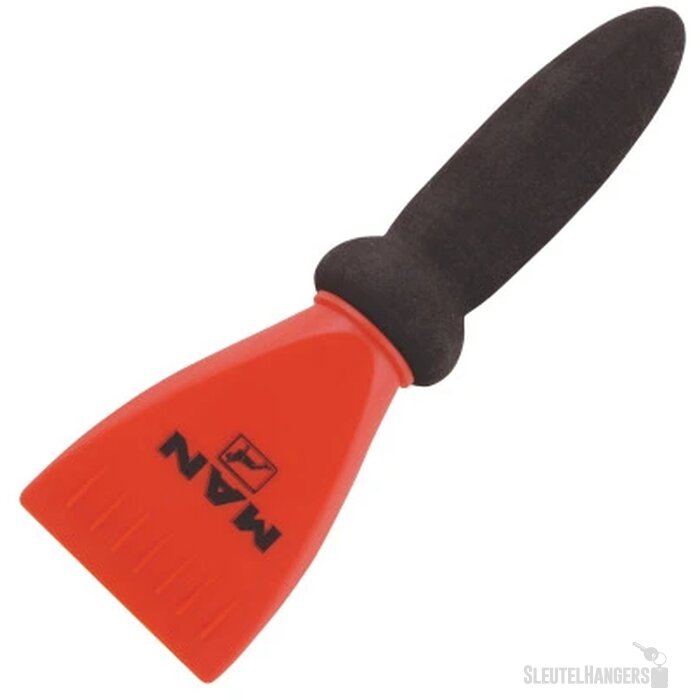 IJskrabber met softgrip Rood