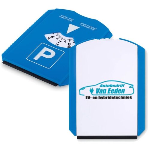 IJskrabber met parkeerschijf Blauw
