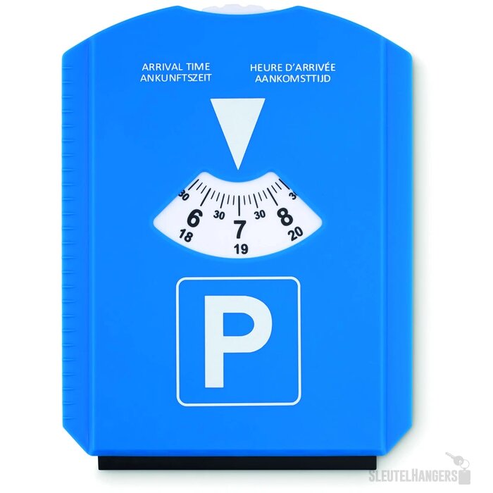 IJskrabber met parkeerschijf Blauw