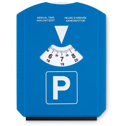 IJskrabber met parkeerschijf Blauw