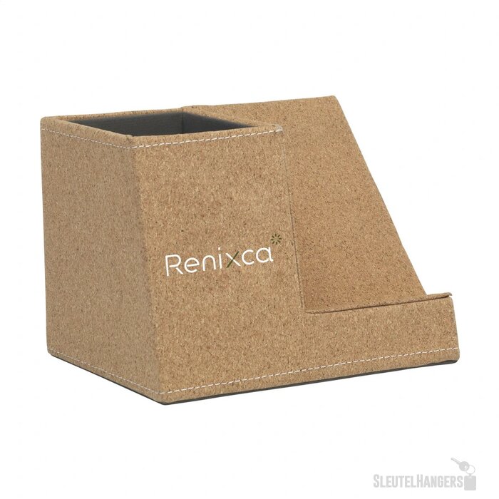 Penhouder Met Draadloze Oplader Bruin