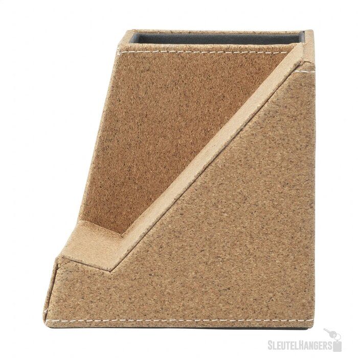 Penhouder Met Draadloze Oplader Bruin