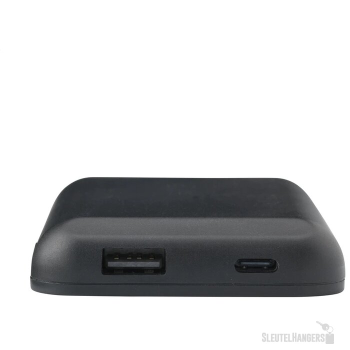 Powerbank Met Draadloze Oplader (5000 Mah) Zwart