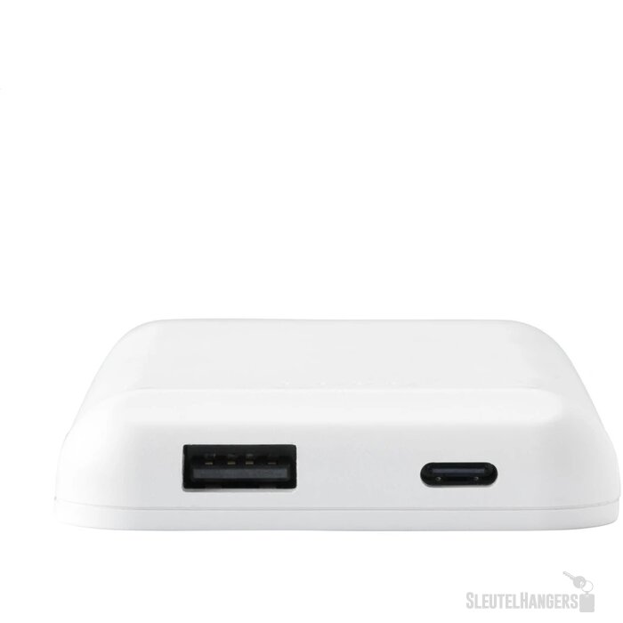 Powerbank Met Draadloze Oplader (5000 Mah) Wit