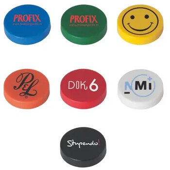 Ronde magneet Wit