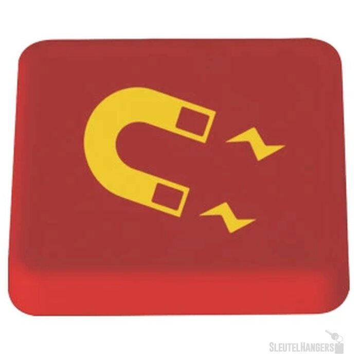 Vierkante magneet Rood