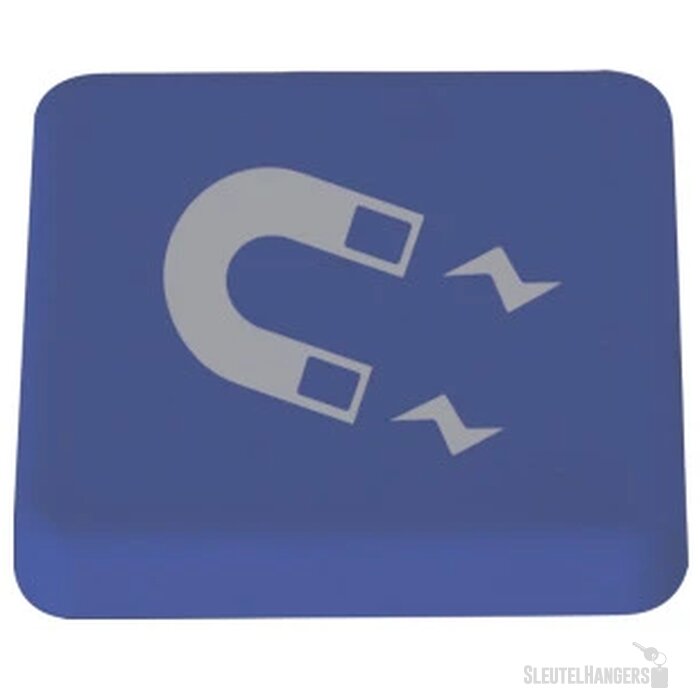 Vierkante magneet Blauw