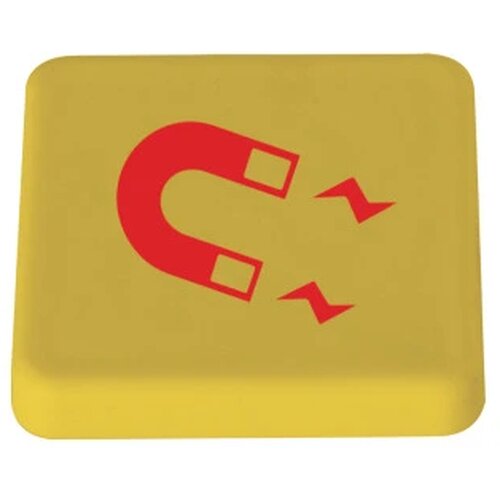 Vierkante magneet Geel