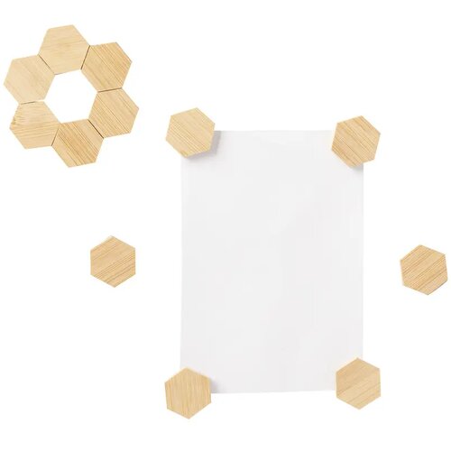 Katoenen zakje met magneetjes Naturel