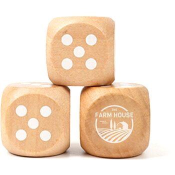 Houten dobbelstenen Houten dobbelstenen