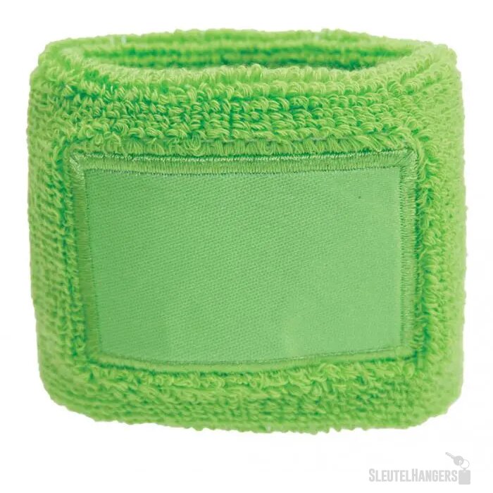 Zweetbandjes pols bedrukken Lichtgroen