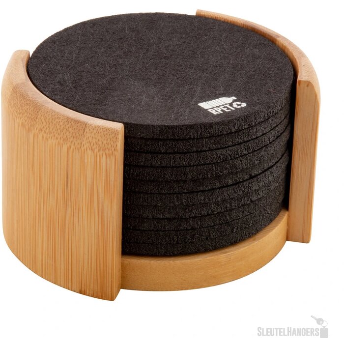 Rpet Onderzetter Set Zwart