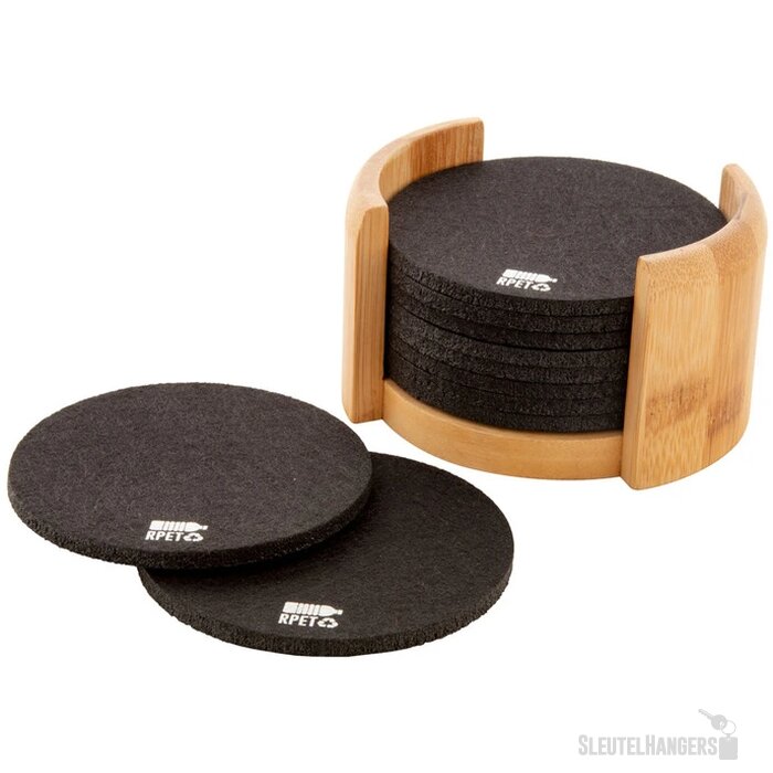 Rpet Onderzetter Set Zwart