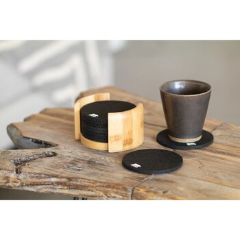 Rpet Onderzetter Set Zwart